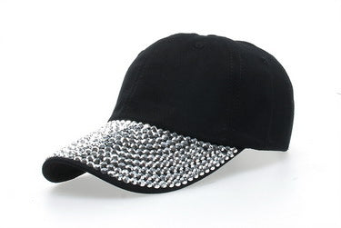 Wholesale Full brim diamond baseball cap